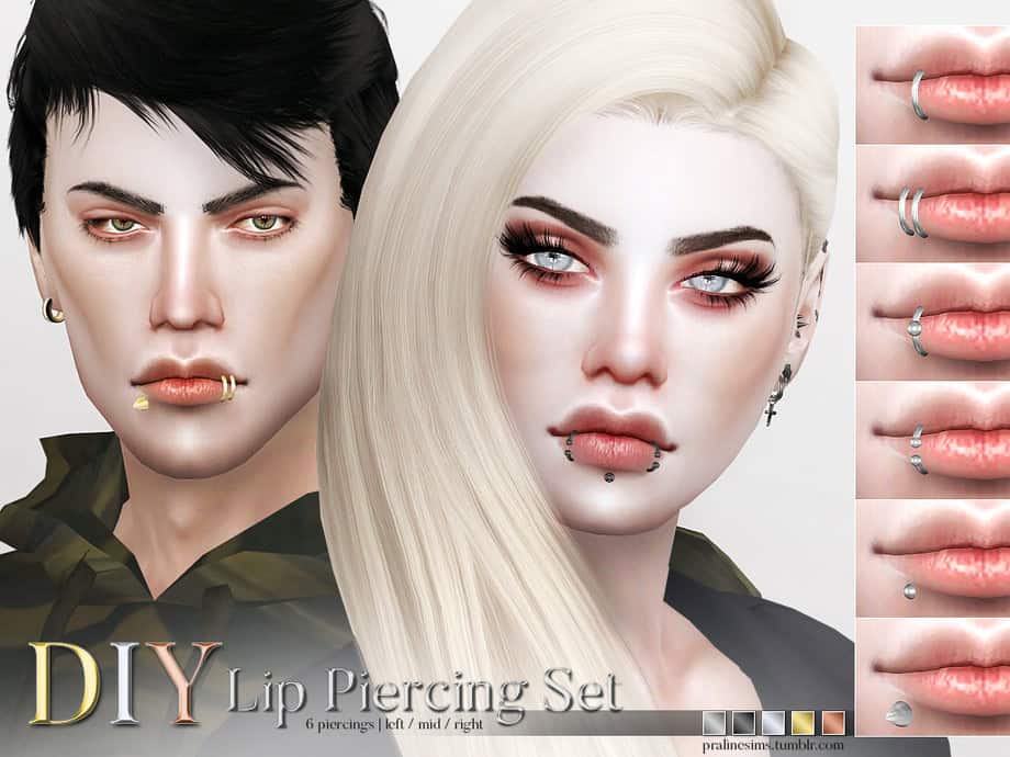 DIY Lip Piercing Set