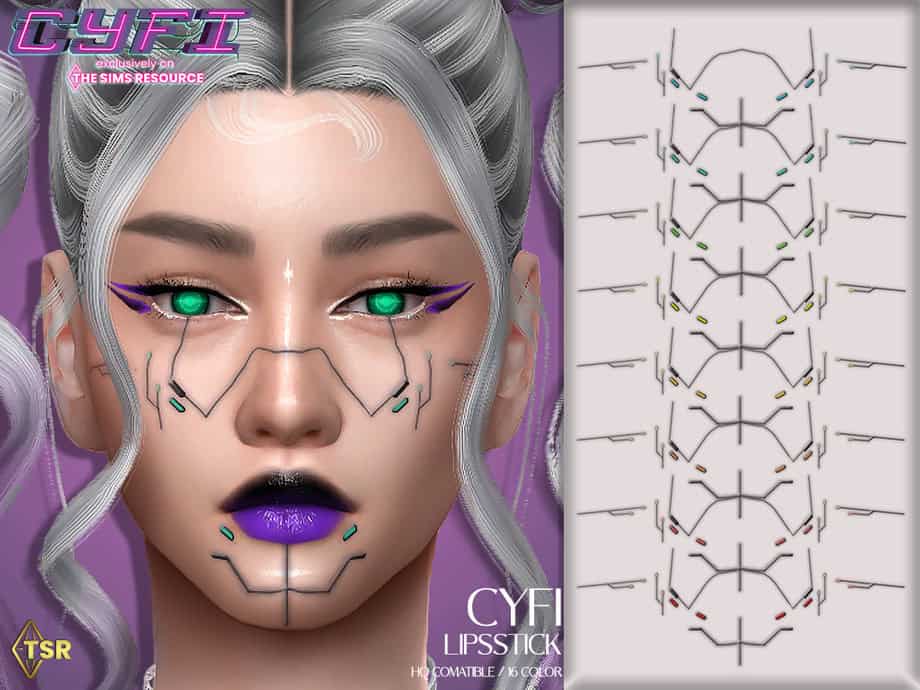 CYFI Face Tattoo