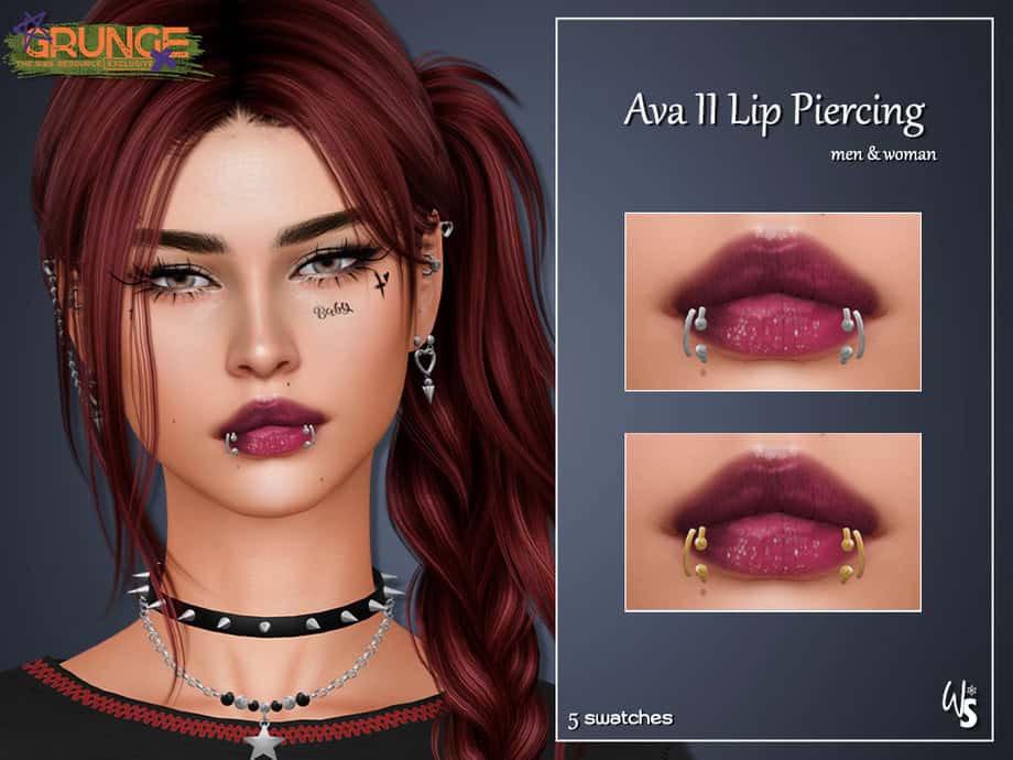 Ava 2 Lip Piercing