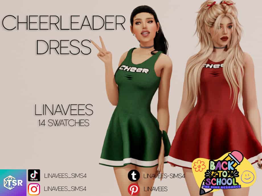 Back To School- Cheerleader Dress