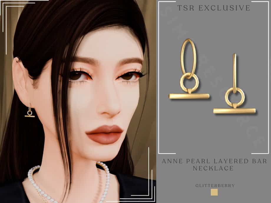 Anne Bar Earrings