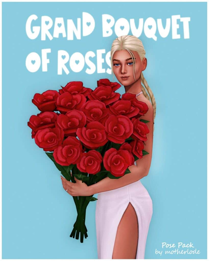 Pose Pack: Grand Bouquet of Roses
