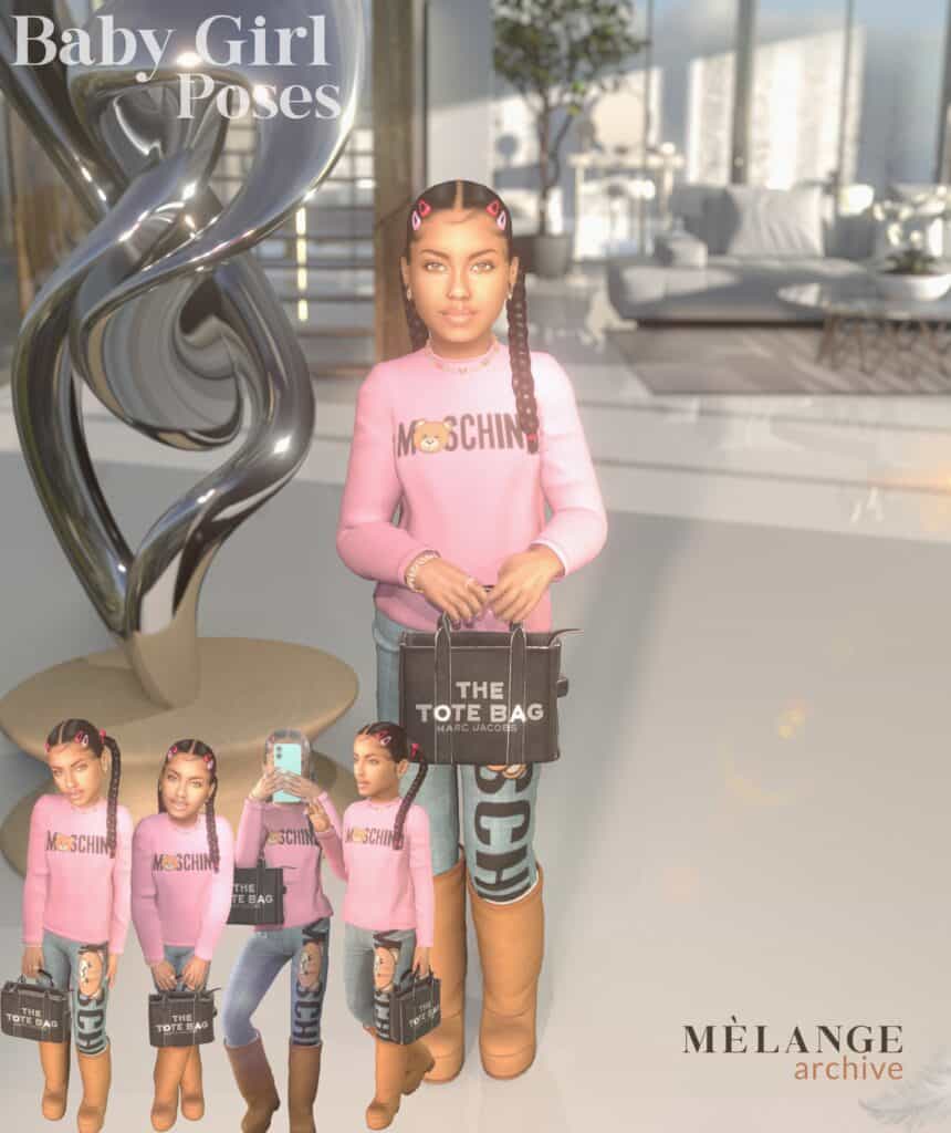 Baby Girl Pose Pack