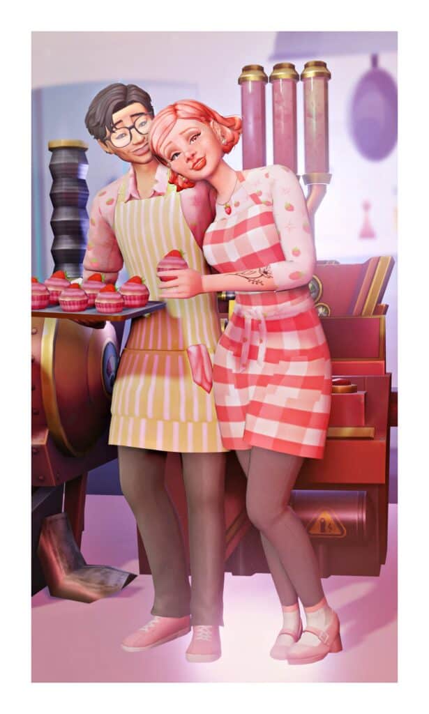 Strawberry Cupcake Aprons