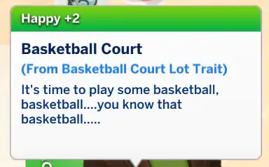 Basketball Court Lot Trait