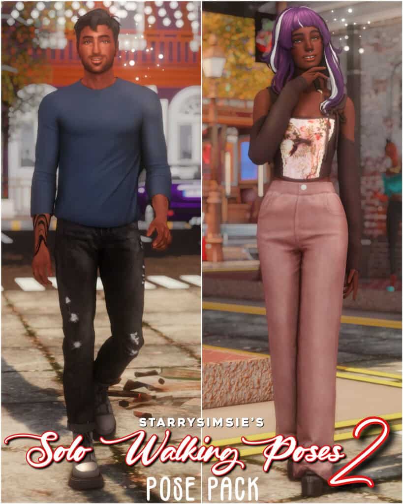 Solo Walking Poses 2