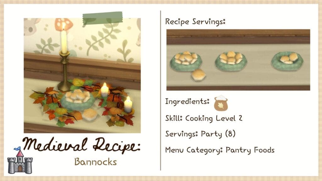 Bannocks – Medieval Recipe
