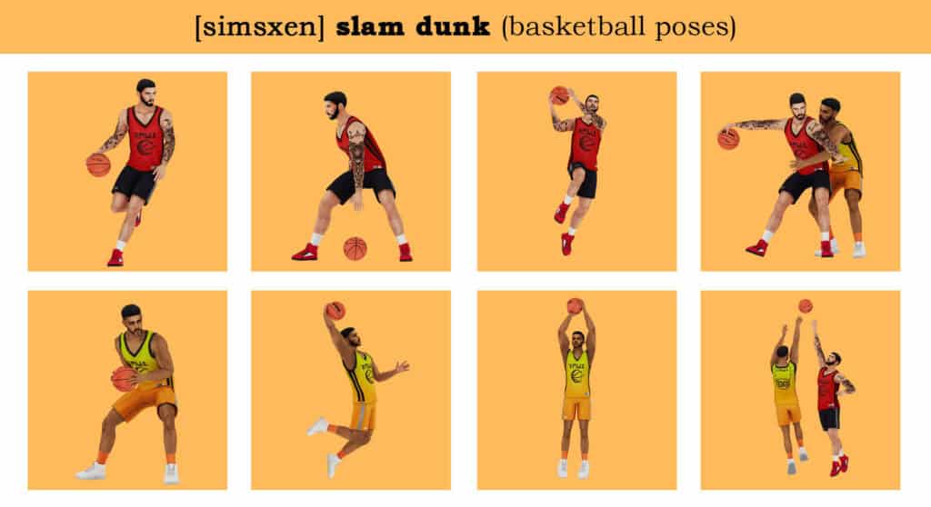 Slam Dunk – Basketball Poses
