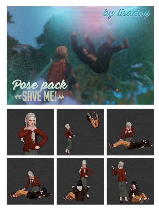 Save Me! Pose Pack