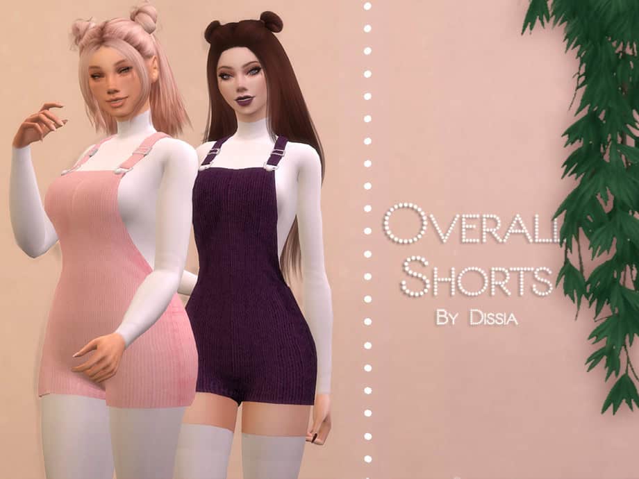 Overall Shorts