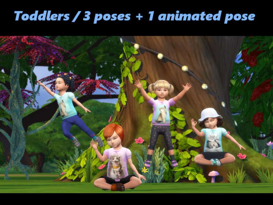 Sweet Toddlers Positive Poses