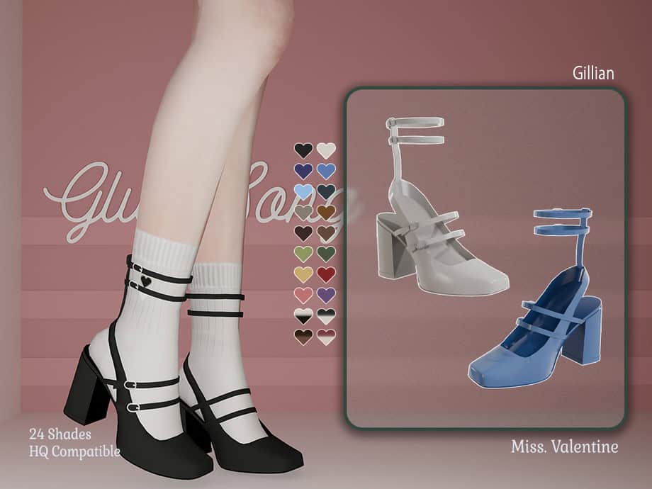 Gillian Mary Jane Shoes and Socks