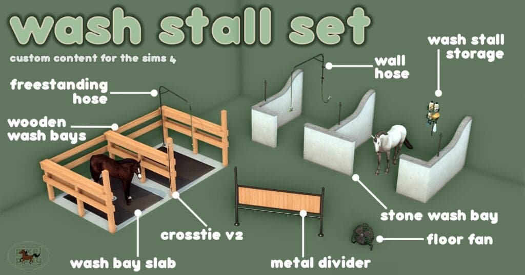 The Wash Stall Set