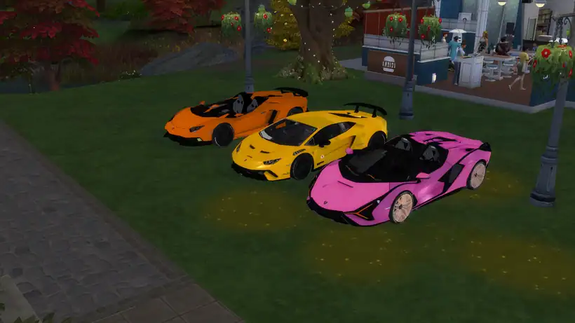 Sims 4 Lamborghini Cars Collection