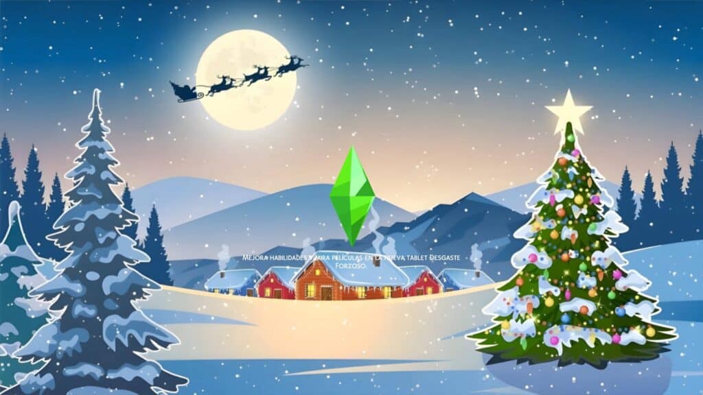 Santa’s Night Flight – Loading Screen