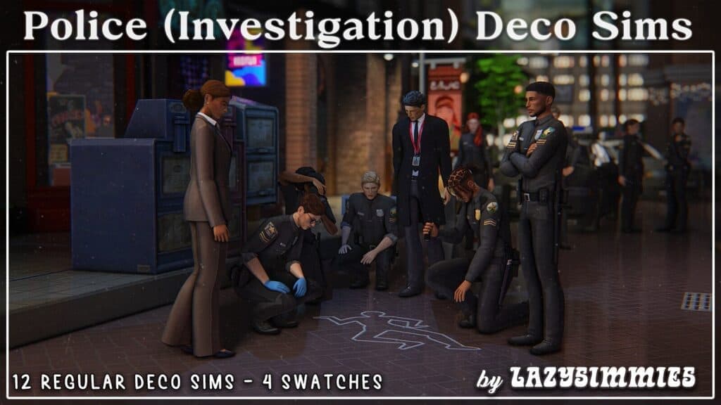 Police Investigation Deco Sims