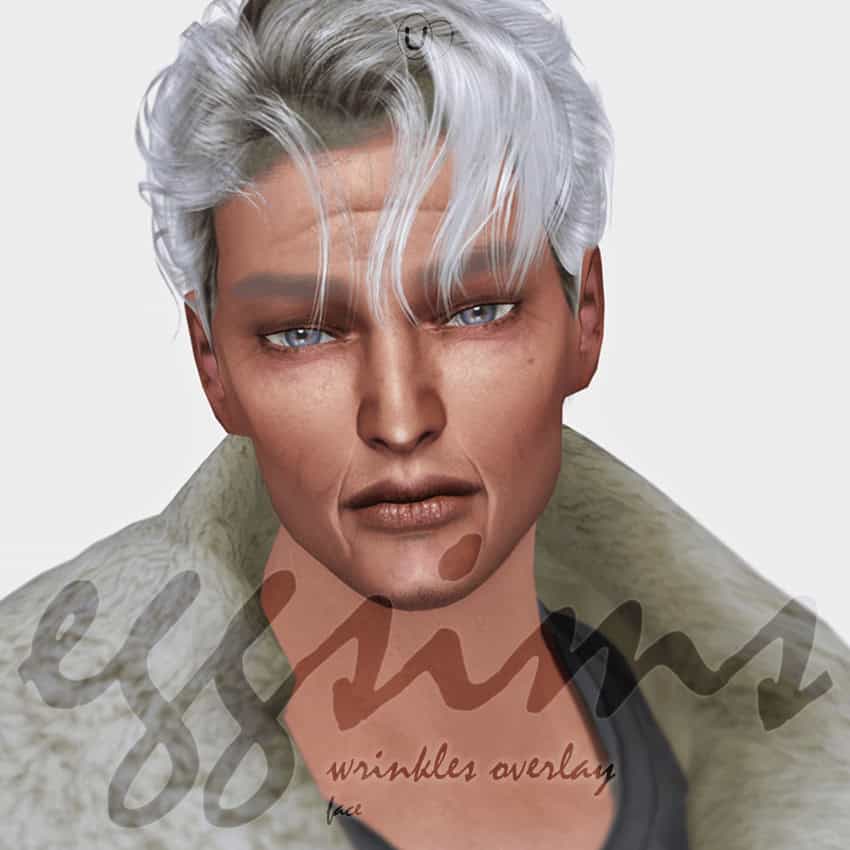 Wrinkles Overlay Face
