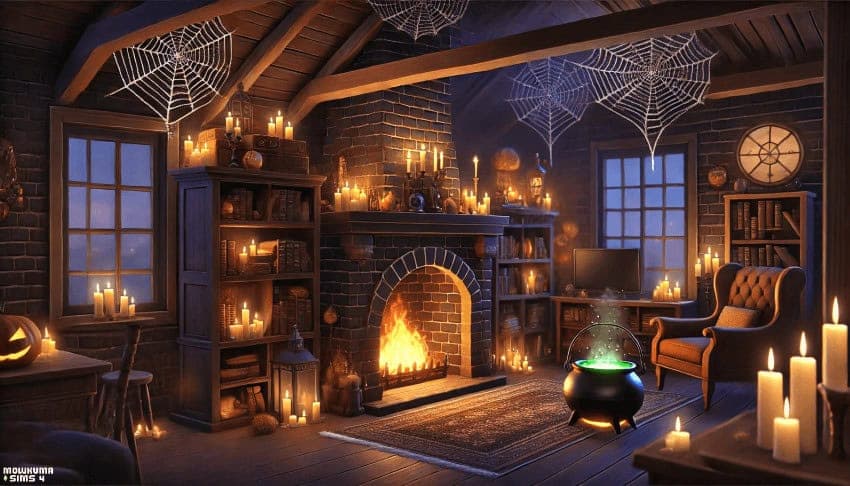 Loading Screen Halloween Cozy Place