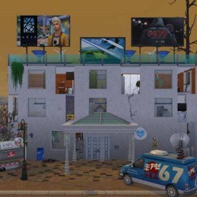 Destroyed Hospital with Basement