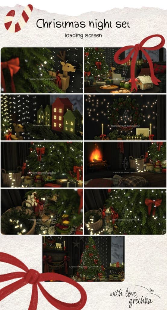 Christmas Night Set – Loading Screen + Main Menu