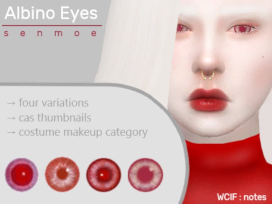 Albino Inspired Eyes
