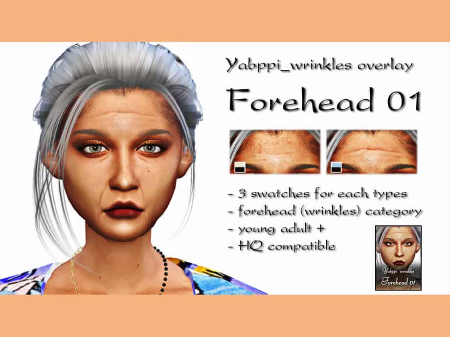 Wrinkles Overlay Forehead 01