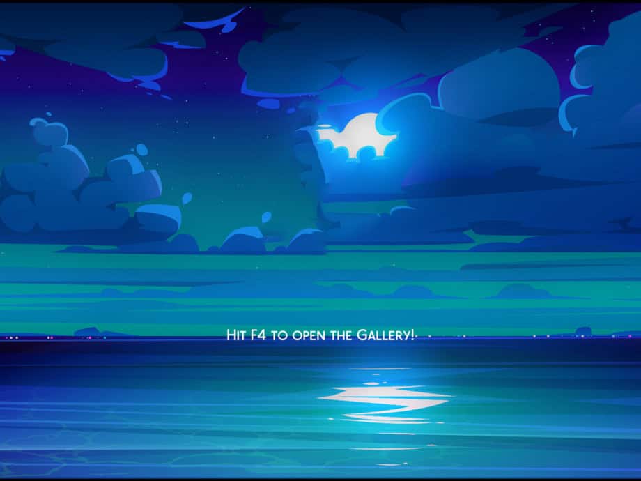 Night Sea Loading Screen Background