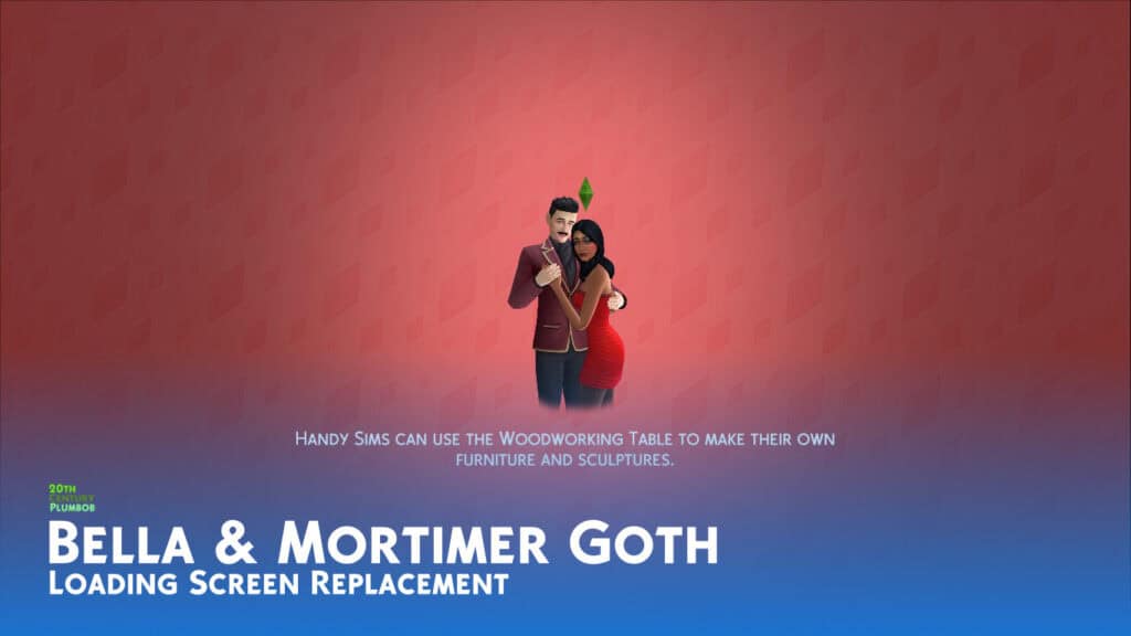Bella & Mortimer Goth Loading Screens