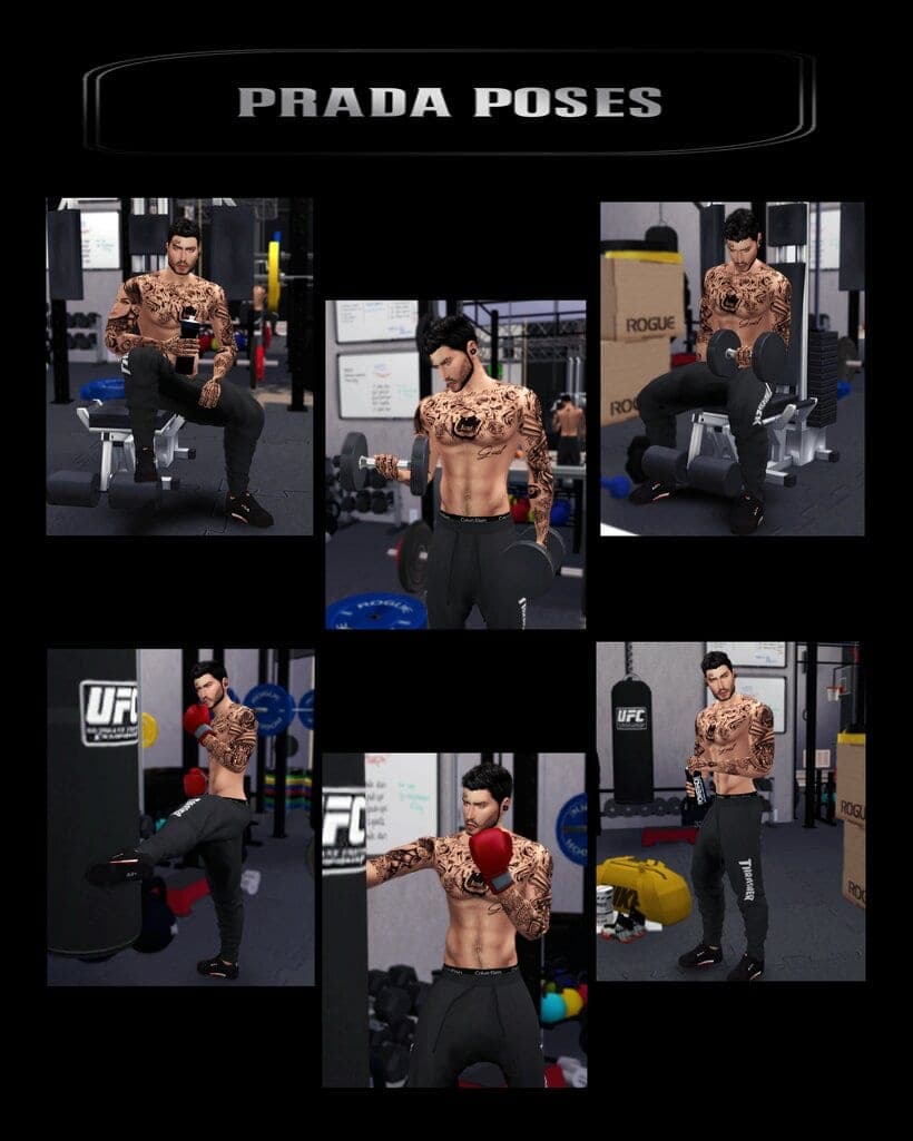 Gym Prada Poses
