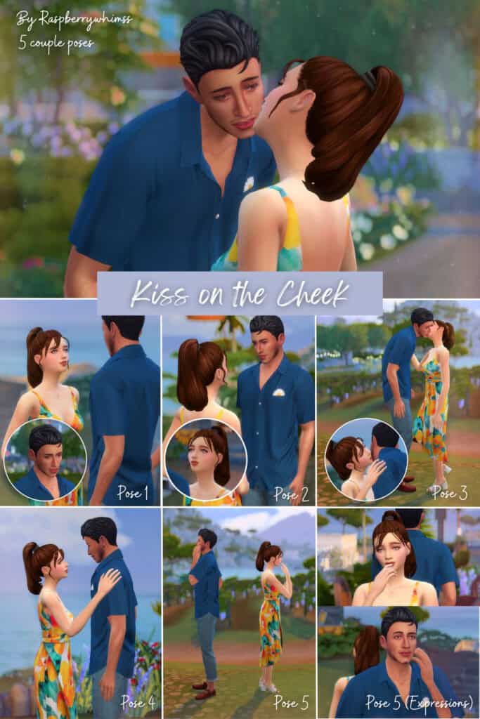 Kiss on the Cheek Pose Pack