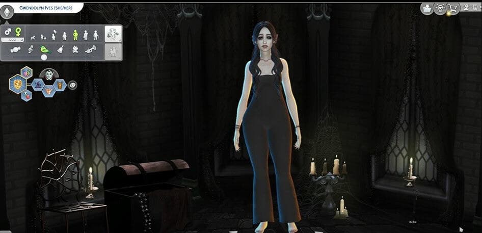 Sims 4 CAS Background – Gothic Castle