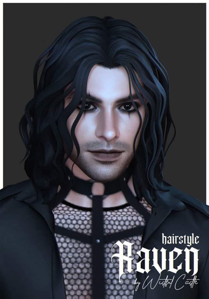 Raven Unisex Hairstyle