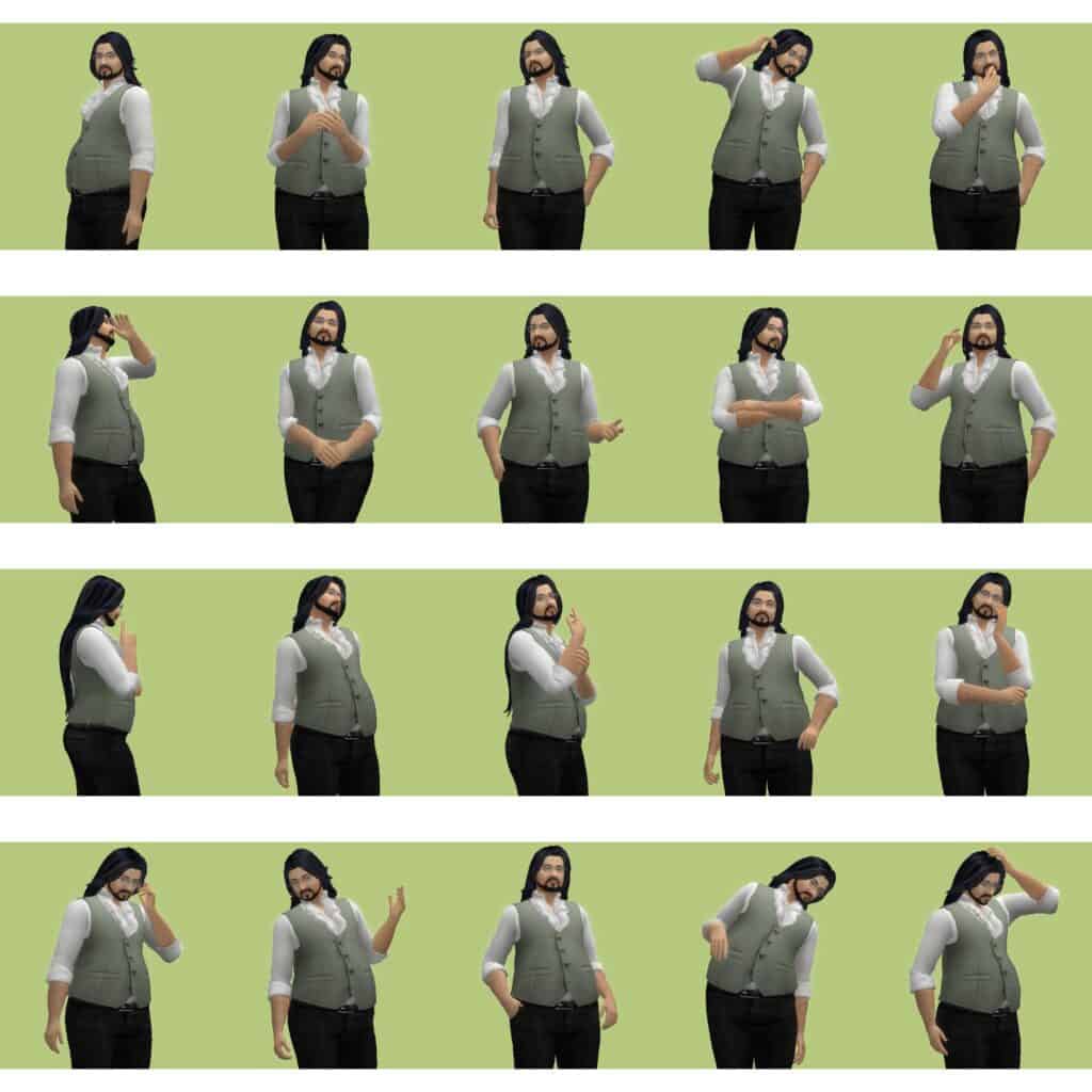 Nell Male Model Poses N2