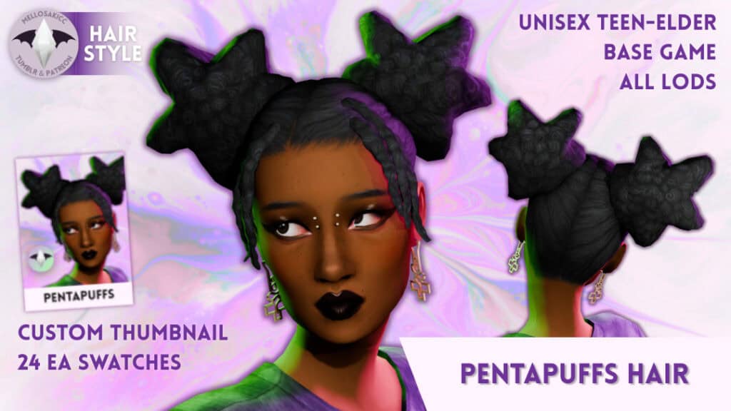 Pentapuffs Hair