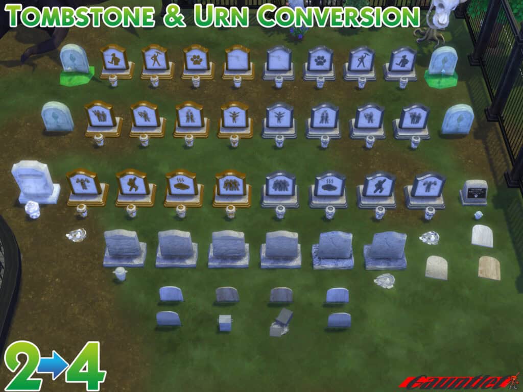 Tombstone and Urn – TS2 Conversion