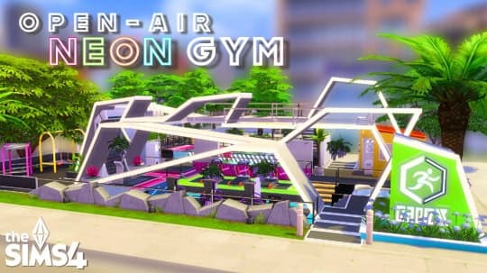 Open-Air Neon Gym