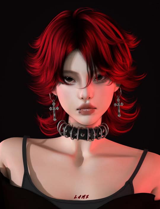 Blood Angel Hairstyles 001F