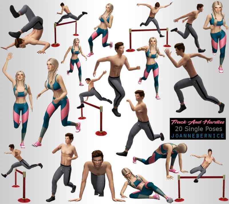 Track and Field with Hurdles