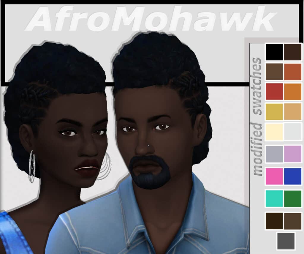 Afro Mohawk