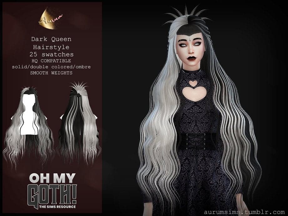 Oh My Goth – Dark Queen Hairstyle