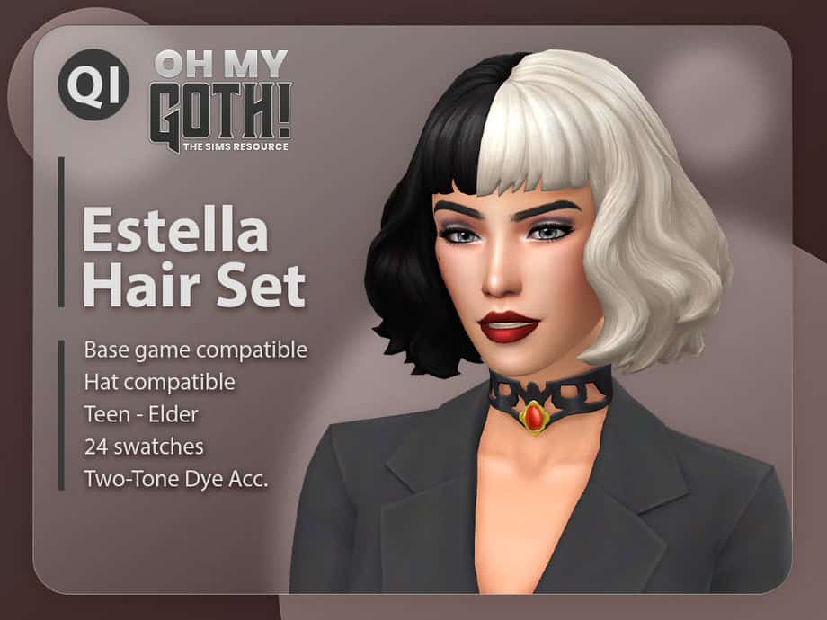 Oh My Goth – Estella Hairstyle Set