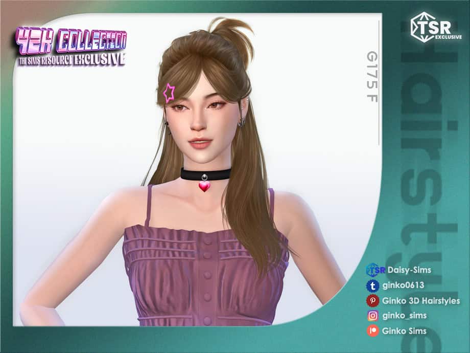 Y2K Half Updo Hairstyle with Clip