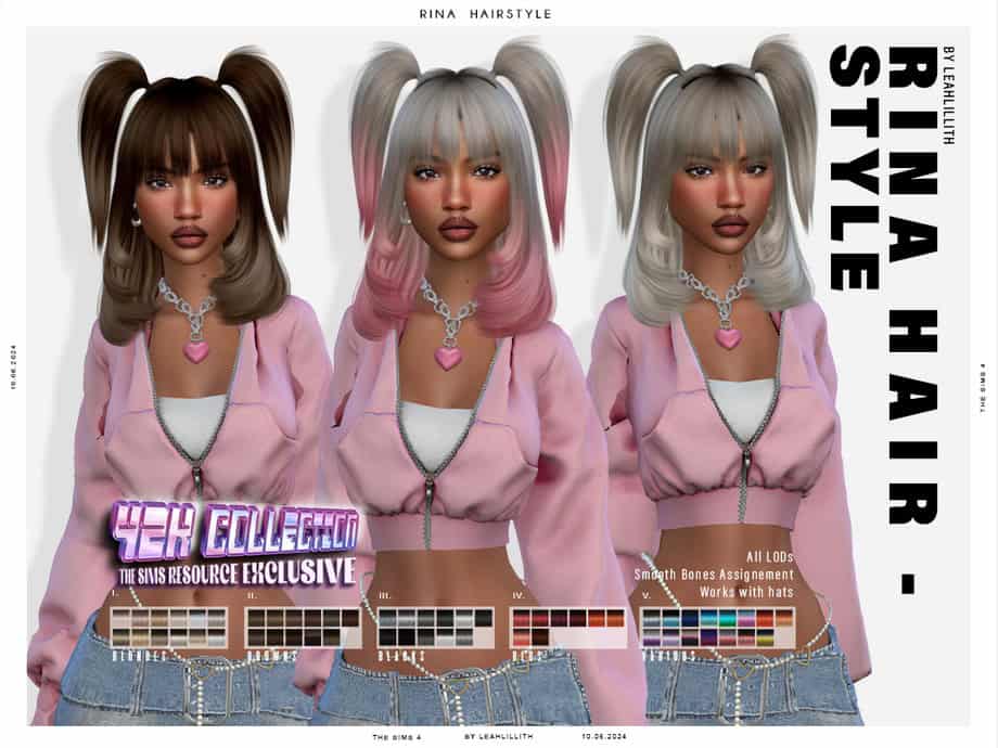Y2K Rina Hairstyle