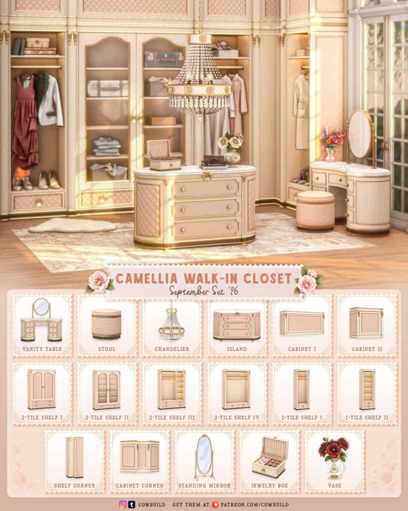 September 2026 Set – Camellia Walk-in Closet