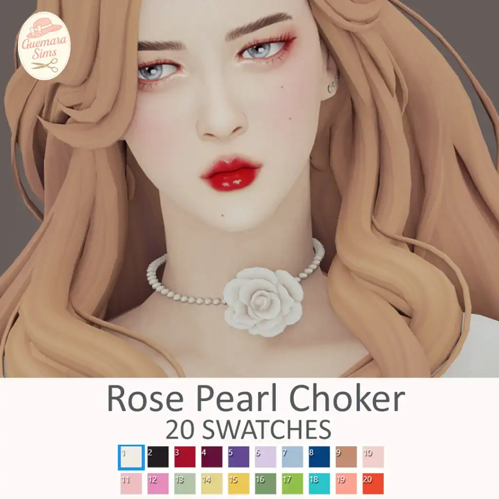 Rose Pearl Choker