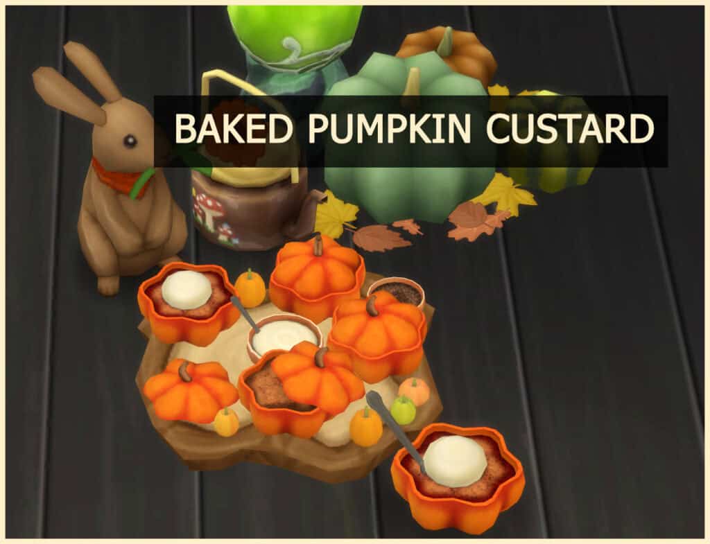 Baked Pumpkin Custard