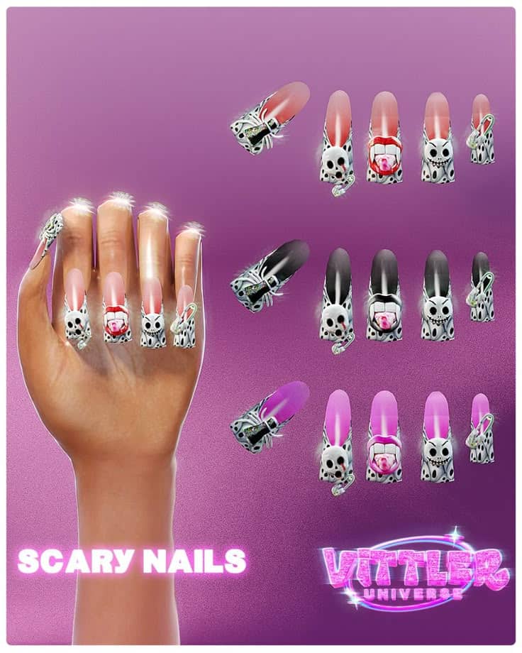 Scary Nails for Sims 4