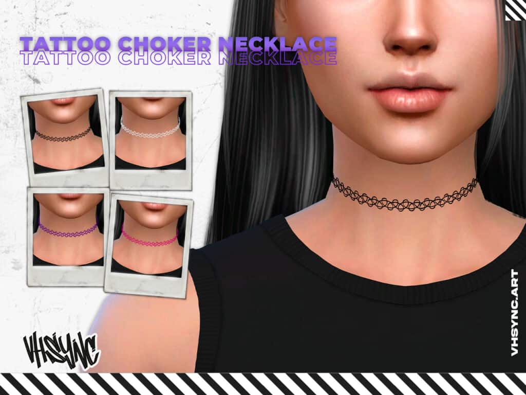 Tattoo Choker Necklace