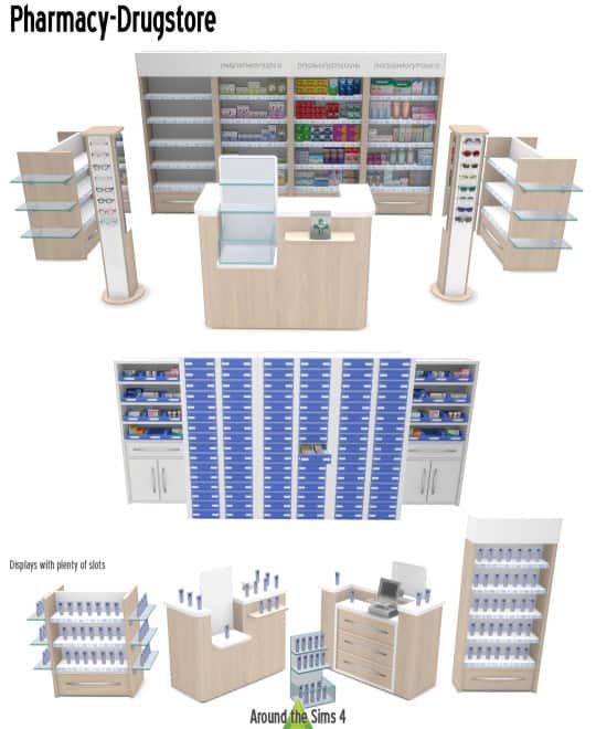 Around the Sims 4 – Pharmacy/Drugstore