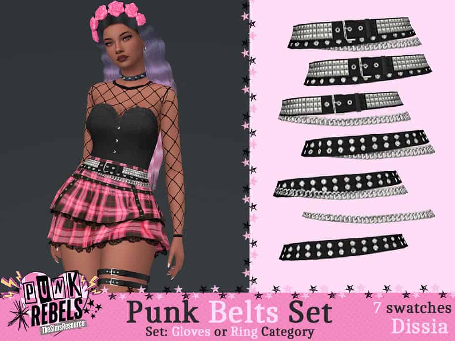 Punk Belts Set